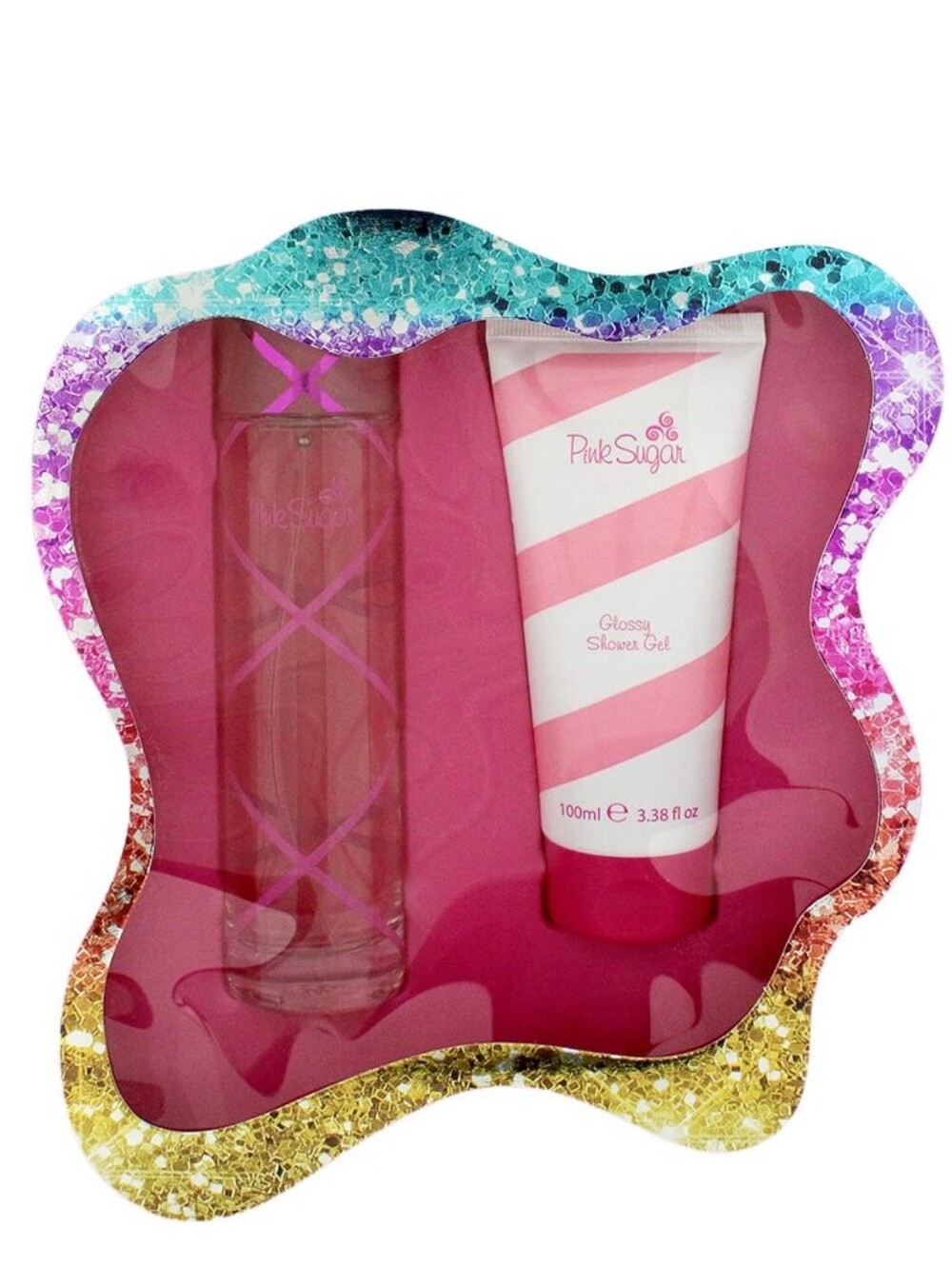 Pink Sugar 3.4oz  Perfume Lotion 2pc Set New